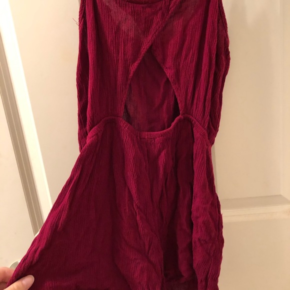 Maroon Romper - Picture 2 of 4